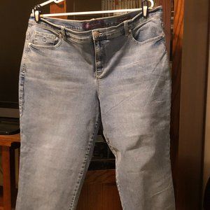Gloria Vanderbilt Amanda cut blue jeans